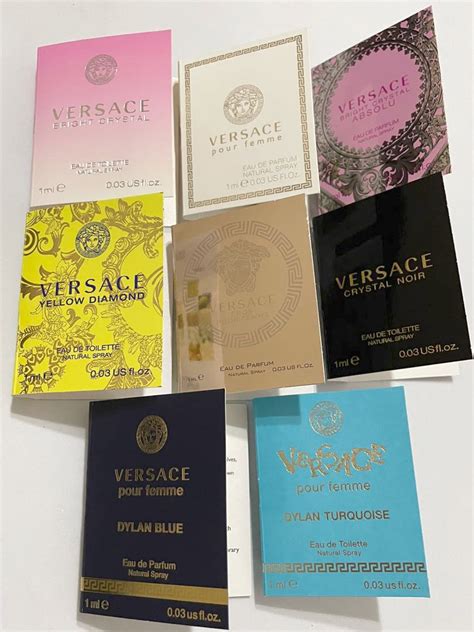 new york versace sample sale|Versace perfume sampler.